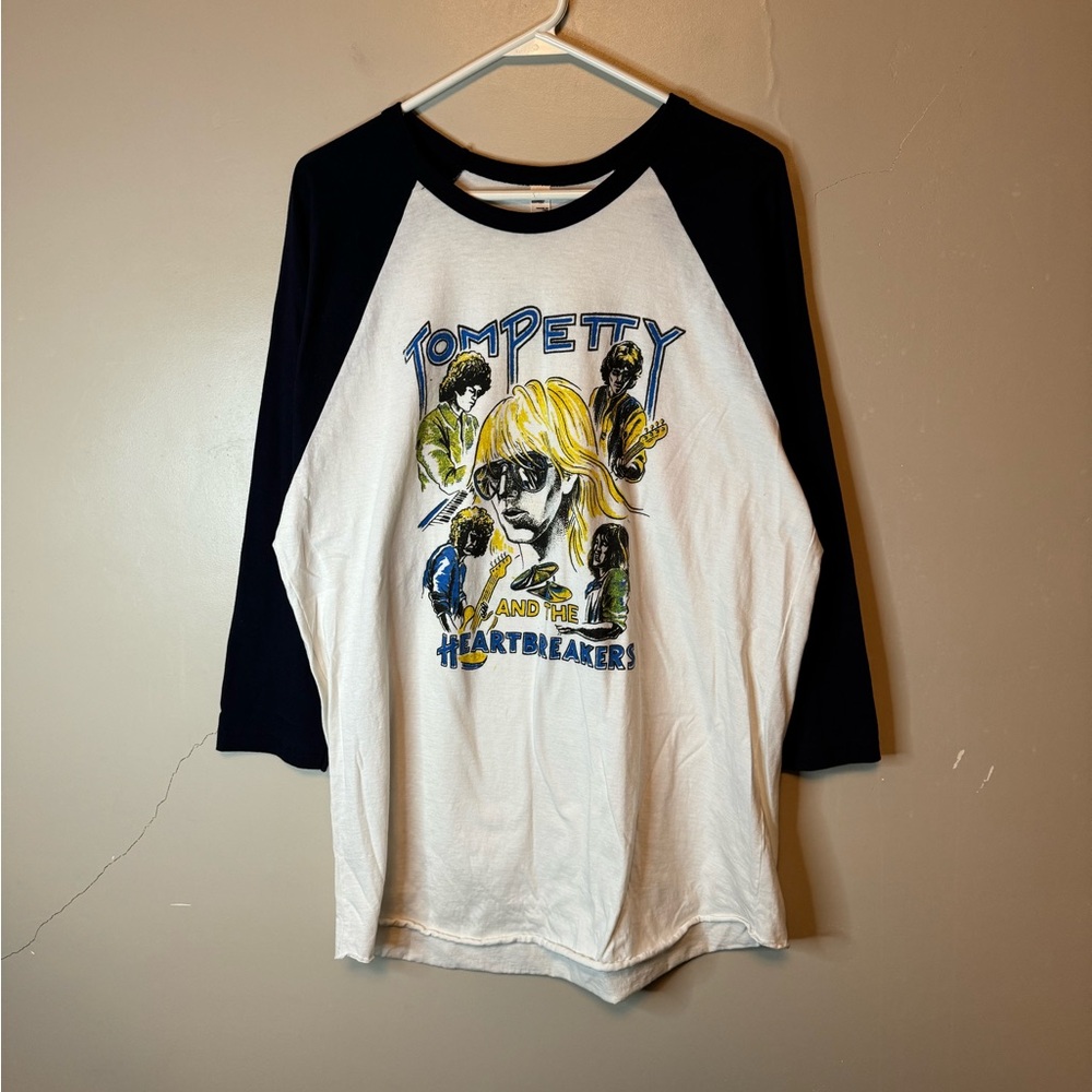 Tom Petty And The Heartbreakers Damn The Torpedoes Double Sided Shirt Size L